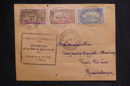 GUADELOUPE - Enveloppe De Pointe à Pitre En 1941 Avec Cachet Exposition De La Mer Et Forêt - L 150053 - Cartas & Documentos