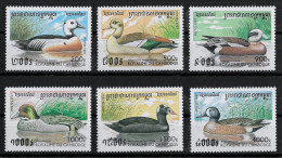 CAMBODGE - OISEAUX - CANARDS - N° 1419 A 1424 - NEUF** MNH - Ducks