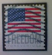 United States, Scott #5790, Used(o) Booklet, 2023, Flag Definitive: Freedom Flag, (63¢) Forever - Gebraucht