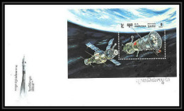 9243/ Espace (space Raumfahrt) Lettre (cover Briefe) 12/4/1985 Gagarine Gagarin Kampuchéa - Azië