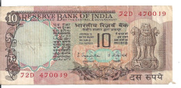 INDE 10 RUPEES VG+ - Inde