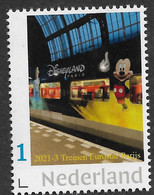 Nederland  2021-3   Treinen Trains   TGV  Disneyland   Walt Disney Paris      Postsfris/neuf/mnh - Ongebruikt