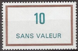 France - Fictif YT F236 (1982) - 10 Brun Et Vert (PA 55). Neuf ** - Finti
