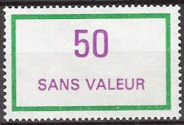 France - Fictif YT F237 (1984 Et 1985) - 50 Vert Et Lilas (précurseur Du PA 60). Neuf ** - Finti