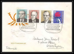 11235/ Lettre Cover Allemagne (germany DDR) 18/10/1977 Berlin Lyon  - Altri & Non Classificati