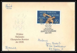 11234/ Lettre Cover Allemagne (germany DDR) 1971 Jeux Olympiques (olympic Games) Lyon - Altri & Non Classificati