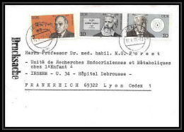 11236/ Lettre Cover Allemagne (germany DDR) 12/4/1979 Uena Lyon - Andere & Zonder Classificatie