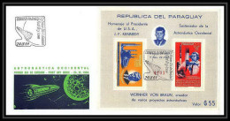 11362/ Espace (space Raumfahrt) Lettre (cover Briefe) Fdc Astronautica Occidental Paraguay 24/9/1964 - Zuid-Amerika