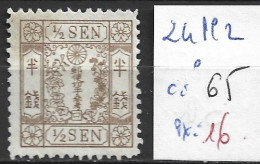 JAPON 24 Planche 2 Oblitéré Côte 65 € - Used Stamps