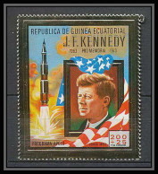 141 Guinée équatoriale Guinea N°85 OR Gold Stamps Kennedy SKYLAB 1 Espace Space - Kennedy (John F.)