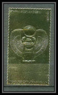 412 Staffa Scotland Egypte (Egypt UAR) Treasures Of Tutankhamun 04 OR Gold Stamps 23k Tirage 2 Brillant Neuf** Mnh - Egiptología