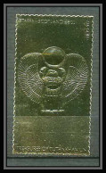 412 Staffa Scotland Egypte (Egypt UAR) Treasures Of Tutankhamun 04 OR Gold Stamps 23k Tirage 2 Brillant Neuf** Mnh - Scotland