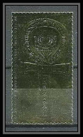 423 Staffa Scotland Egypte (Egypt UAR) Treasures Of Tutankhamun 18 OR Gold Stamps 23k Tirage 2 Brillant Neuf** Mnh - Ecosse