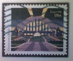 United States, Scott #5762, Used(o), 2023, Union Station, Cincinnati, Forever (63¢) - Oblitérés