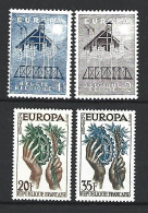 Timbre 1957 Europa Belgique Et France Neuf ** N  1025/1026 N 1122/1123 - 1957