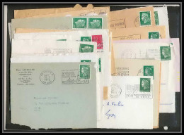 13035 Lot De 40 De Lettres N°1536A Marianne De Cheffer (lettre Enveloppe Courrier) Voir Photos - 1967-1970 Marianne Of Cheffer