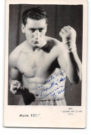 Photo Format Cpa Boxe Mario Eddy Avec Autographe - Boxing