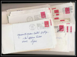 13045 Lot De 44 Lettres N°1892 Type Marianne De Béquet (lettre Enveloppe Courrier) Voir Photos - 1971-1976 Marianne Of Béquet