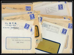 13066 Lot De 84 Lettres N°1011 Marianne De Muller (lettre Enveloppe Courrier) Voir Photos - 1955-1961 Marianne (Muller)