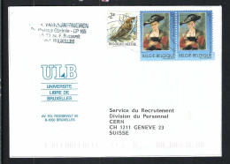 BELGIQUE P.A. Ca.1997: LSC De Bruxelles à Genève (Suisse) - Storia Postale