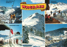 WAGRAIN, SALZBURG, MULTIPLE VIEWS, SKI LIFT, ARCHITECTURE, SKI, MOUNTAIN, RESORT, AUSTRIA, POSTCARD - Wagrain