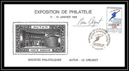 123 Lettre France Fdc (premier Jour) N°2732 Jeux Olympiques (olympic Games) Alberville 92 Autun Signé (signed) Béquet - Hiver 1992: Albertville