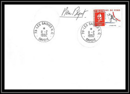 129 Lettre France Fdc (premier Jour) N°2778 Jeux Olympiques (olympic Games) Alberville 92 Signé Signed Autograph Béquet - Invierno 1992: Albertville