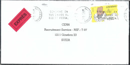 ESPAGNE Ca.1997: LSC Par Exprès De Madrid à Genève (Suisse) - Cartas & Documentos