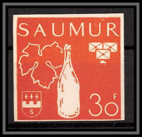 85515/ Grève De Saumur 1953 Essai Non Dentelé Imperf  - Autres & Non Classés