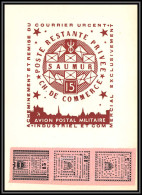 85599/ Maury N°4/6 Grève De Saumur 1953 Rose Sur Carte Anniversaire Chambre De Commerce - Otros & Sin Clasificación