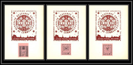 85600/ Maury N°4/6 Grève De Saumur 1953 Rose Sur 3 Cartes Anniversaire Chambre De Commerce - Otros & Sin Clasificación