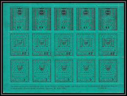 85488/ Maury N°4/6 Grève De Saumur 1953 Vert Foncé Cote 375 Euros Feuille Complete (sheet)  - Sonstige & Ohne Zuordnung