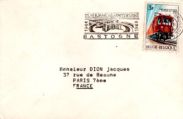 BELGIQUE SEUL SUR LETTRE POUR LA FRANCE 1969 - Covers & Documents