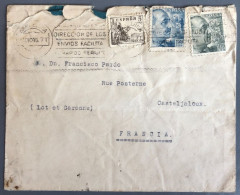 Espagne, Divers Sur Enveloppe De Barcelone 14.12.1945 Pour La France - (B2097) - Brieven En Documenten