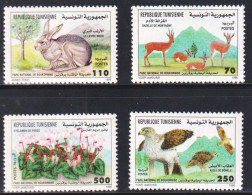 1998-Tunisie-1350-1353- Journée Mondiale De La Diversité Biologique: Parc National Boukornine- 4V- MNH***** - Gibier