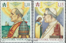 Vatikanstadt 1935-1936 (kompl.Ausg.) Postfrisch 2018 Heiligsprechung Papst Paul VI. - Usados