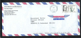 ETATS UNIS P.A. Ca.1996: LSC De Minneapolis (MN) à Genève (Suisse) - Storia Postale