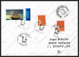 74405 Mixte Luquet Mayotte St Pierre 6/10/1999 Saul Guyane Echirolles Isère Lettre Cover Colonies - 1997-2004 Marianne Of July 14th