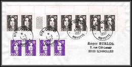 74016 Mixte Marianne Bicentenaire 1/3/1997 Coconi Mayotte Echirolles Isère Lettre Cover Colonies  - Covers & Documents
