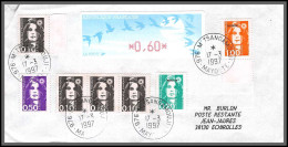 74027 Mixte Marianne Bicentenaire 17/3/1997 M'tsangamouji Mayotte Echirolles Isère Lettre Cover Colonies  - Lettres & Documents