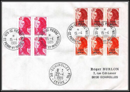 74638 15/4/1986 Liberté Saint Pierre Et Miquelon Mixte Echirolles Isère Lettre Cover Colonies - Covers & Documents