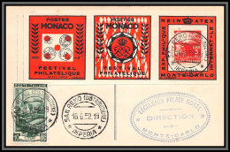 74928 Italie Italia Vignette REINATEX 1952 Triple Porte Timbre Stamp Holder Lettre Cover Monaco Monte Carlo - Brieven En Documenten
