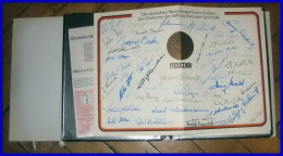 Collection Jeux Olympiques Olympic Games Mexique (Mexico) 1968 1 Classeur Lettre (cover Briefe) Signé (signed Autograph) - Handtekening