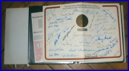 Collection Jeux Olympiques Olympic Games Mexique (Mexico) 1968 1 Classeur Lettre (cover Briefe) Signé (signed Autograph) - Autographes