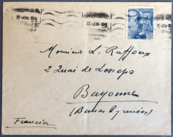 Espagne, Divers Sur Enveloppe De Madrid 15.6.1935 + Censure Madrid (verso) - (B2101) - Cartas & Documentos