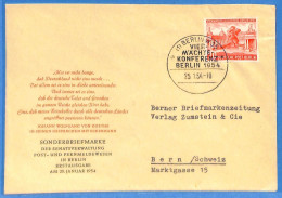 Berlin West 1954 - Lettre FDC De Berlin - G28623 - Covers & Documents