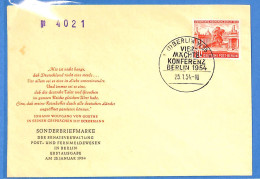 Berlin West 1954 - Lettre De Berlin - G28597 - Cartas & Documentos