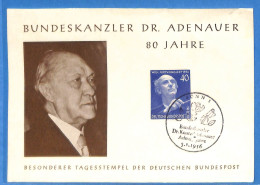 Berlin West 1956 - Carte Postale De Bonn - G28579 - Briefe U. Dokumente