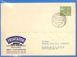 Berlin West 1952 - Carte Postale De Berlin - G28573 - Cartas & Documentos