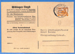 Berlin West 1951 - Carte Postale De Berlin - G28576 - Briefe U. Dokumente